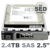 400-AXHX Dell 2,4 ТБ 12 ГБ 10 000 об/мин 2,5 SED SAS с G176J