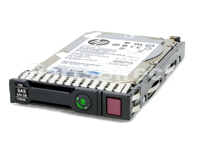 759548-001 Жесткий диск HP 600 ГБ 12G (12 Гбит/с) SAS SmartDrive 2,5" SFF 15K Enterprise ENT с возможностью горячей замены