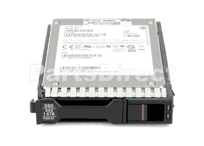 P49747-001 HP G10+/G11/G12 1,6 ТБ 24G (24 Гбит/с) SAS Basic Carrier BC смешанного назначения MU DS твердотельный накопитель с цифровой подписью SSD