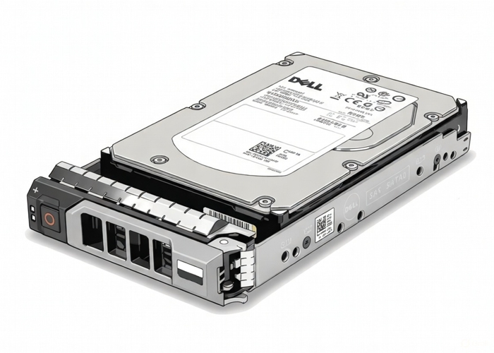 0RJ82R Dell 12-ТБ 12 ГБ 7.2K 3.5 SAS SED с F238F
