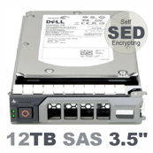 0RJ82R Dell 12-ТБ 12 ГБ 7.2K 3.5 SAS SED с F238F