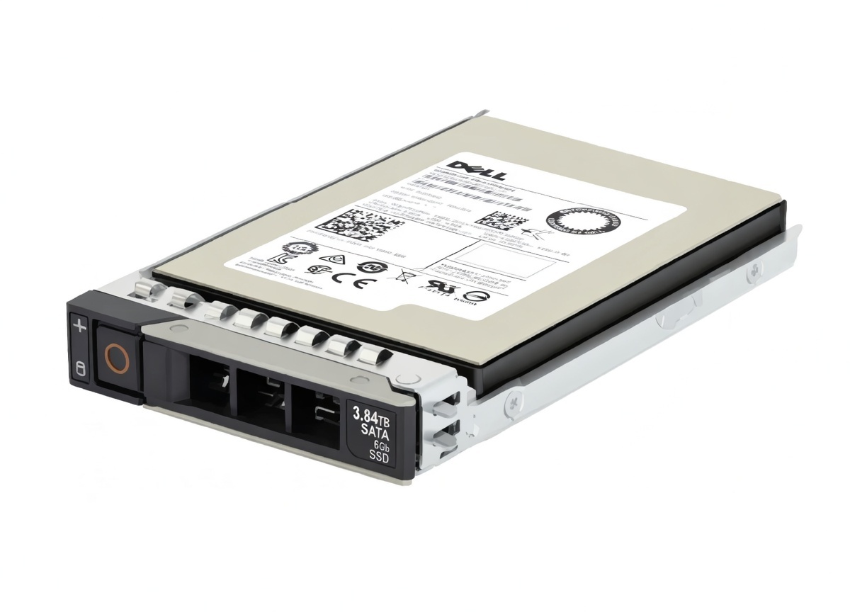 Твердотельный накопитель Dell G14-G17 400-BDQZ, 3,84 ТБ, 2,5 SATA, 6G TLC, RI, с DXD9H