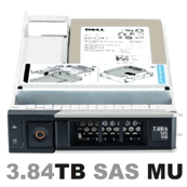 3XCG8 Твердотельный накопитель Dell G14-G17, 3,84 ТБ, 3,5 SAS, 12 ГБ, MU, с X7K8W