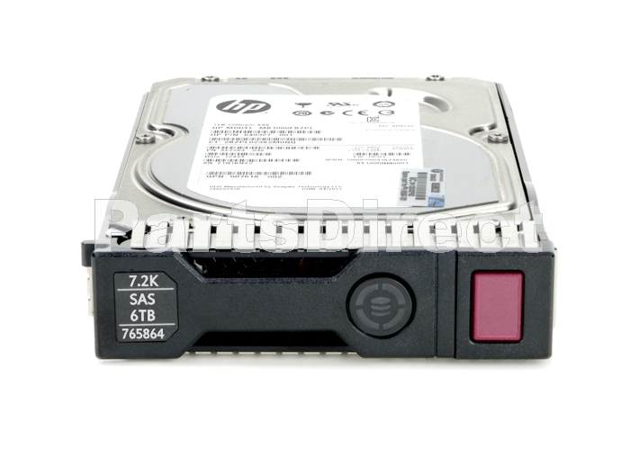 765259-B21 HP 6 ТБ 12G (12 Гбит/с) Горячая замена SAS SmartDrive 3,5" LFF 512e 7.2K Midline MDL жесткий диск