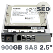 400-ACDD Dell, 900 ГБ, 6G, 10K, 2,5, SAS с самошифрованием, с G176J