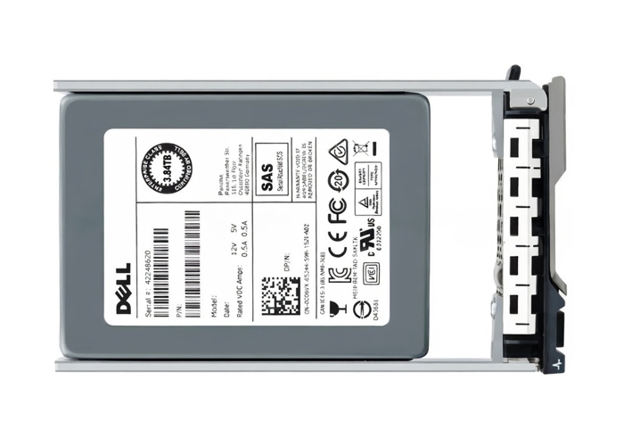 400-AUVB Dell 3,84 ТБ 12 ГБ 2,5-дюймовый SAS RI SSD с G176J