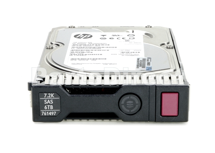 761497-001 Жесткий диск HP 6 ТБ 6G (6 Гбит/с) SAS SmartDrive 3,5" LFF 7,2 тыс. об/мин Midline MDL с возможностью горячей замены