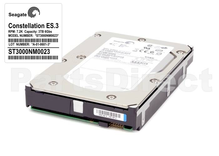 Жесткий диск Seagate ST3000NM0023, 3 ТБ, 7,2K, 3,5 дюйма, DP, 6G, SAS.