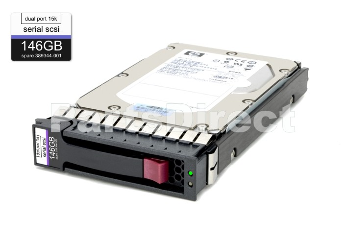 384854-S21 HP 146-GB 3G 15K 3.5 DP SAS