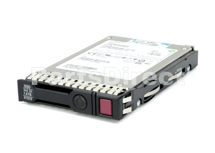 873570-001 HP 1,6 ТБ 12G (12 Гбит/с) Горячая замена SAS SmartDrive 2,5" SFF смешанного назначения MU с цифровой подписью DS твердотельный накопитель SSD