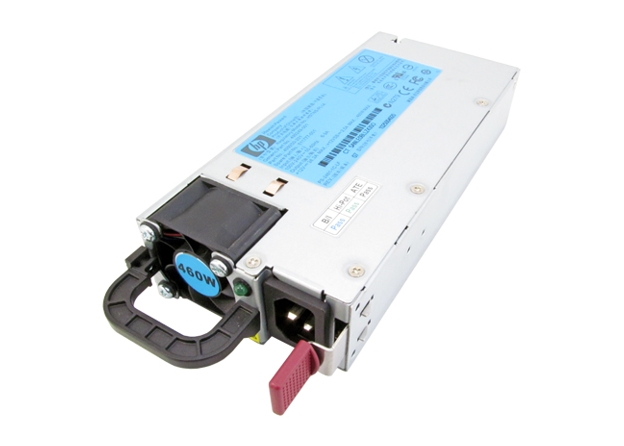593188-B21 Комплект блока питания HP DL180 G6 460 Вт с общим слотом Platinum с возможностью горячей замены