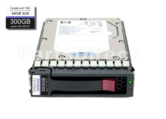 431943-004 HP 300-GB 3G 15K 3.5 SP SAS