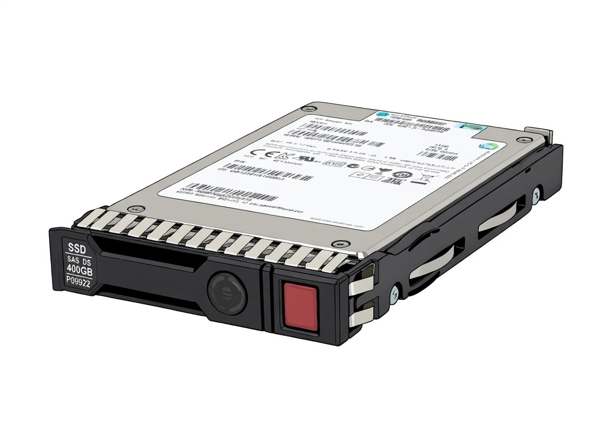 P09104-001 Твердотельный накопитель HP G8-G10, 400 ГБ, 2,5 SAS, 12 ГБ, MU SC