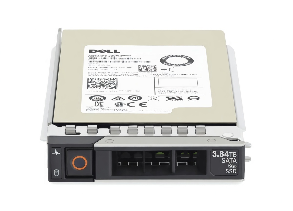 Твердотельный накопитель Dell G14-G17 400-BDQZ, 3,84 ТБ, 2,5 SATA, 6G TLC, RI, с DXD9H